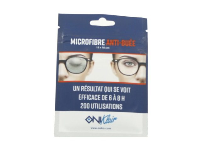 Tissu anti-buée pour lunettes jusqu'à 300 utilisations: Idéal pour