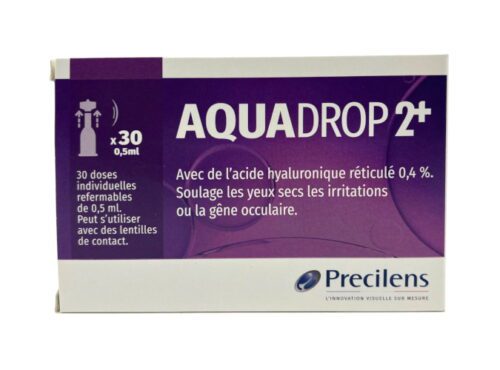 Aquadrop 2+ gouttes ophtalmologiques