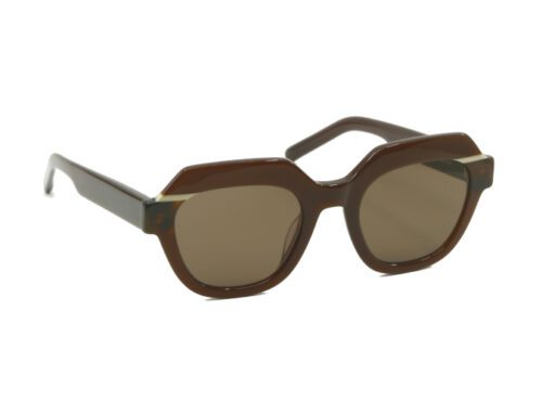 Lunettes de soleil Kaleos Ellison marron C005 Vue de face